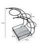 Aberto Design Jardinera Decorativa de Metal Negra